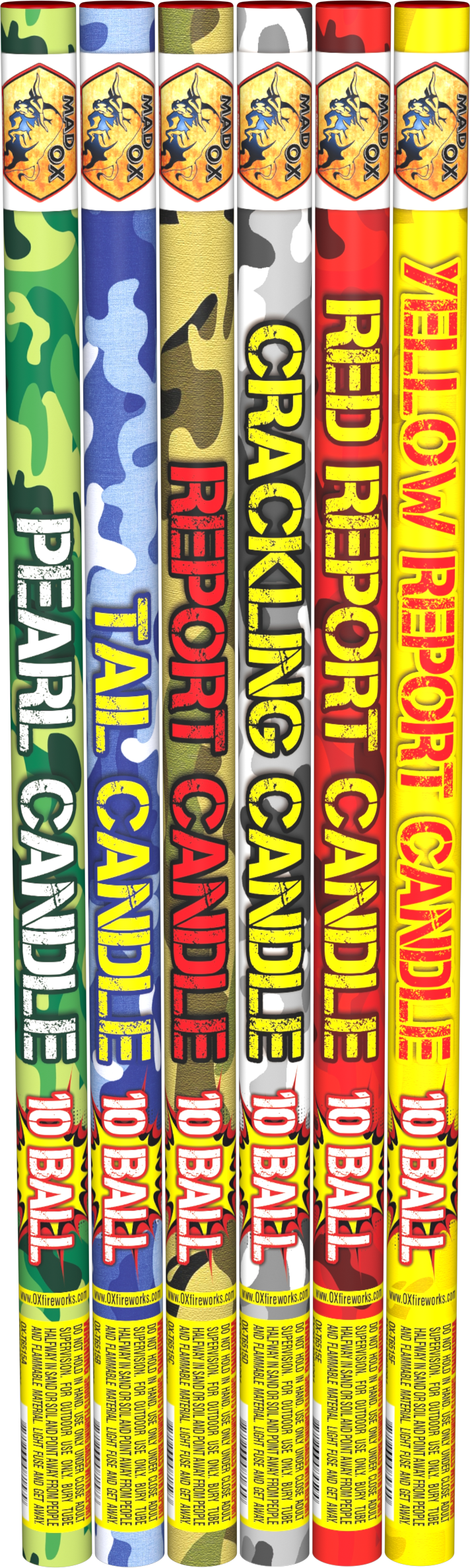10 Ball Asst. Roman Candle