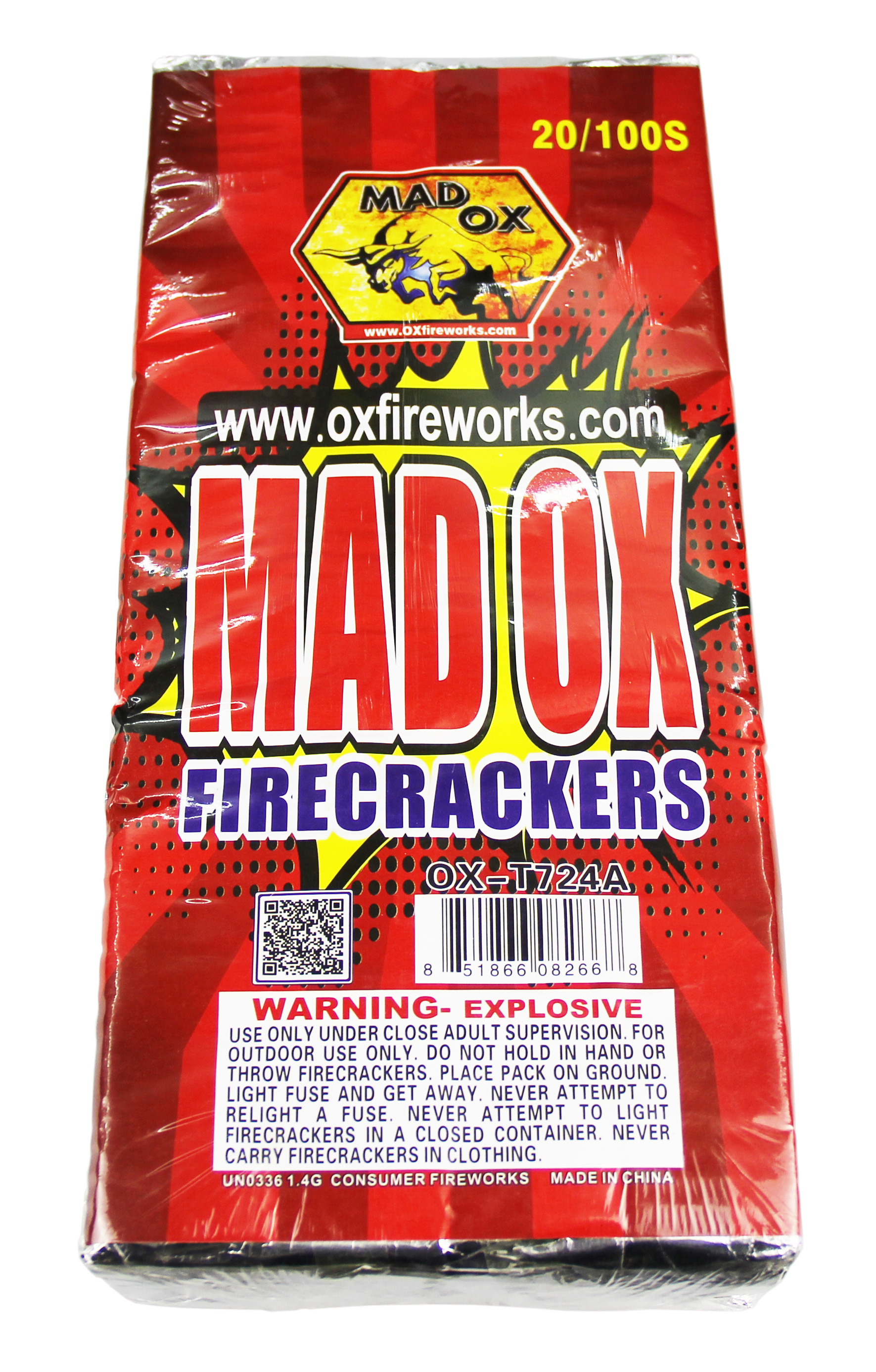Mad Ox Firecrackers 100'S