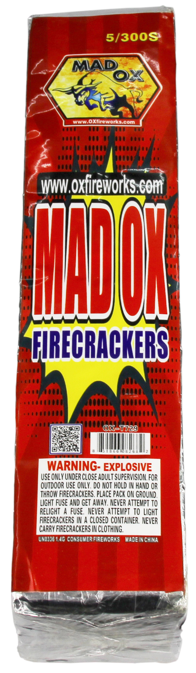 Mad Ox Firecrackers 300'S