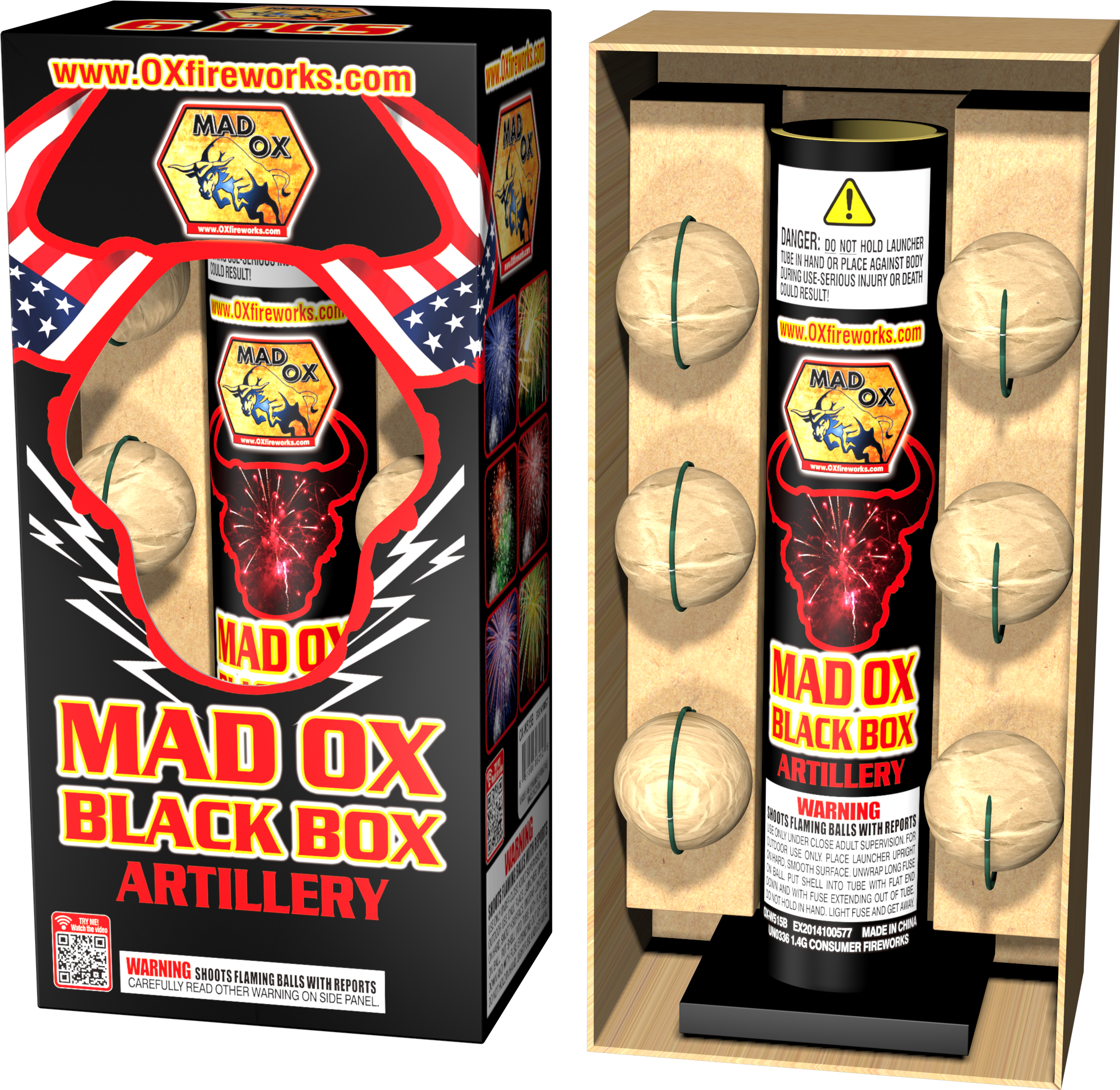 Mad Ox-Black Box Artillery with Window