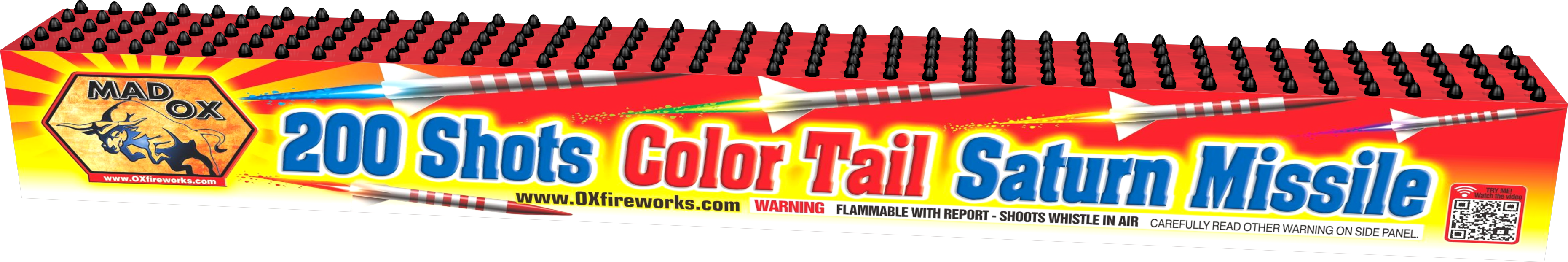 200 Shot Color Tail Saturn Missile