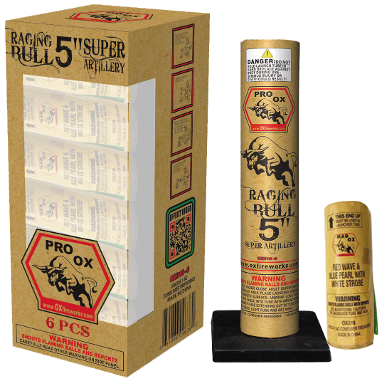 Raging Bull 5" Super Artillery 6 Pack